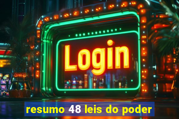 resumo 48 leis do poder